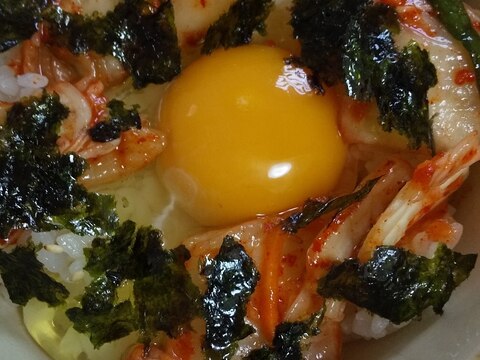 キムチ卵かけご飯☆